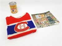 Livre "The Hockey Sweater" + chandail des