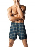 Hanes Men's Tartan Plaid Woven Boxer Shorts 5pk -