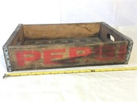 Wooden Pepsi crate.