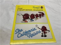Vintage California Raisin Cross Stitch Book