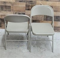 (2) Metal Chairs