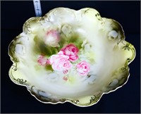 Vintage RS Prussia bowl w/ roses