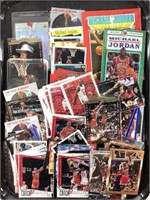 (75+) Tray Lot Of Michael Jordan Trading Cards