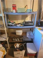CONTENTS of Two Storage Shelves (shelves sold