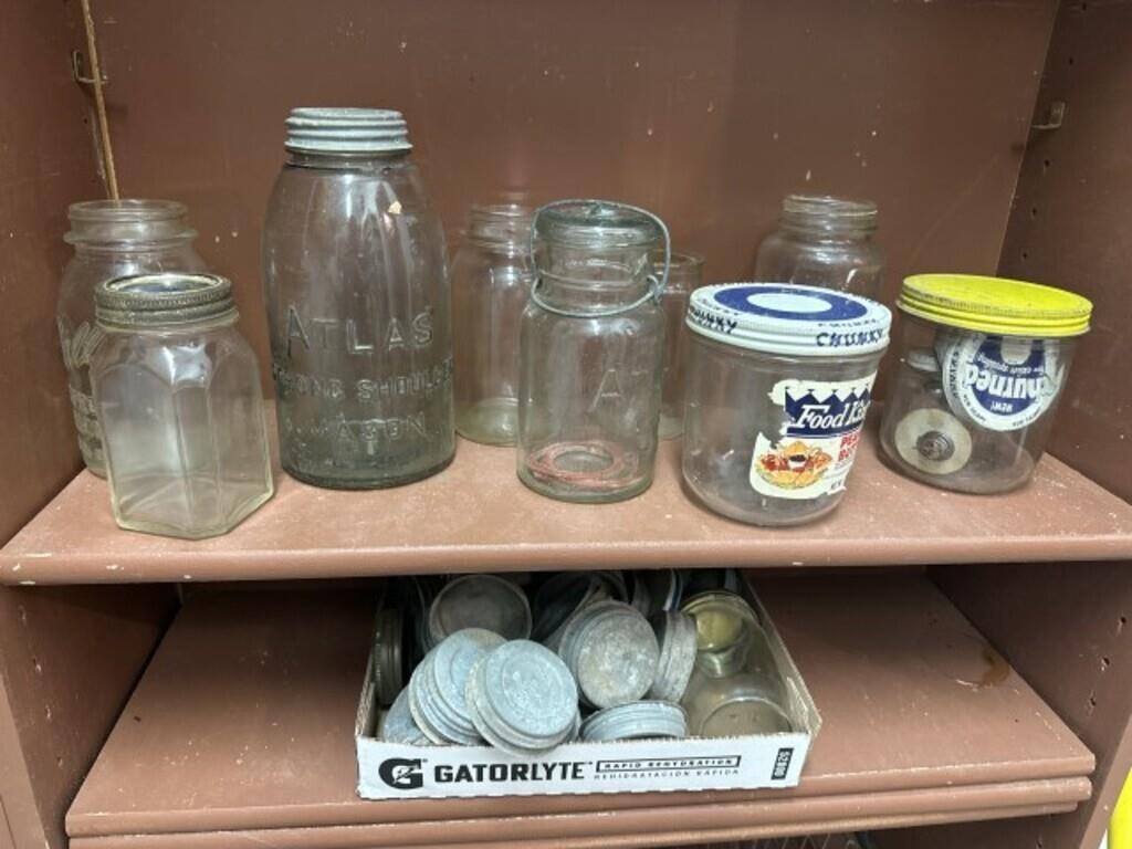 Vintage Jars & Zinc Lids