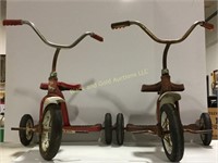 2 Vintage Roadmaster Tricycles