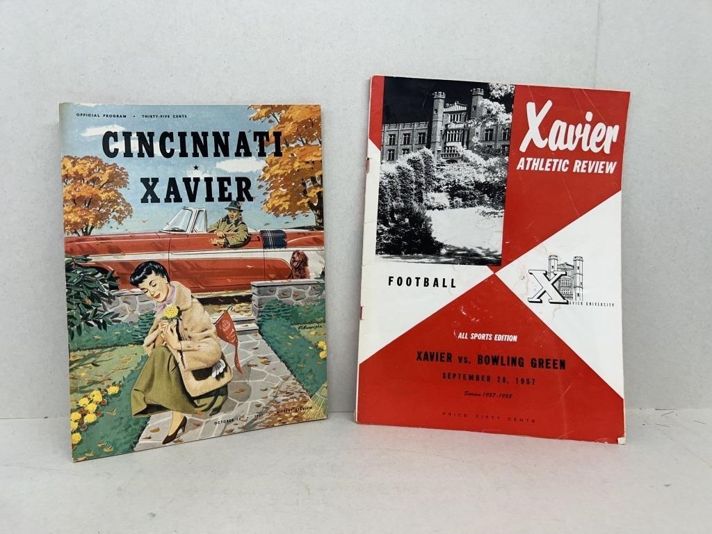 1957 Xavier University football programs all