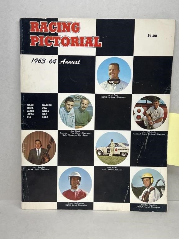 1963-1964 annual racing pictorial