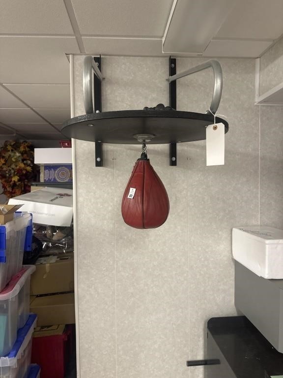 Boxing speed bag (will need removed from wall)