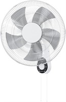 Wall Mount Fan  90 Oscillating  Bedroom