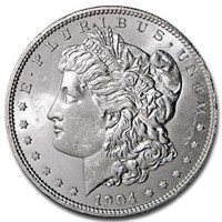 1904 O UNC Morgan Silver Dollar