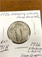 1926 STANDING LIBERTY SILVER QUARTER
