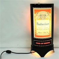 Vintage Budweiser rotating adv light, see photos