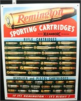 Metal Remington Sport Cartridges sign