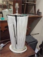 Decorative Coloured Glass Table Lamp and a similar