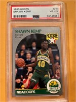 1990 NBA Hoops Shawn Kemp Rookie Basketball Card G