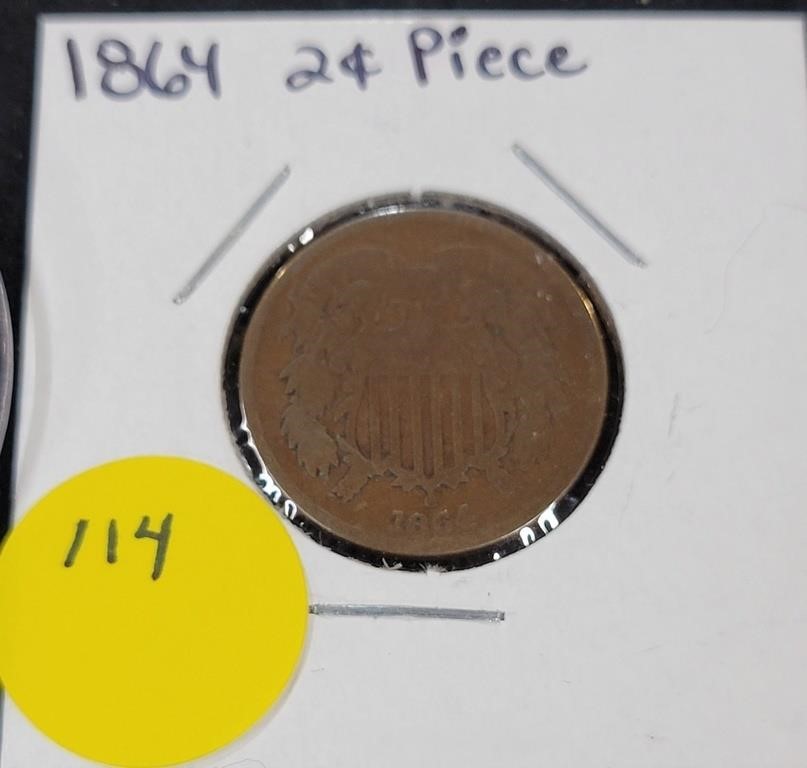 1864 U.S. 2-CENT COIN