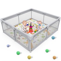 Palopalo Playard for Toddlers  50'x50'  Gray