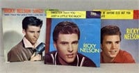 Ricky Nelson 45 picture sleeve records