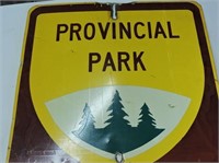 Provincial Park Sign, Originally QEW Sign