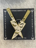 Strike Gently Knife Pin