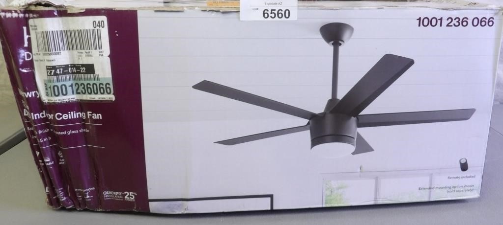 Merwry 52 In. Led Ceiling Fan