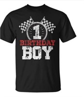 New (Size 2T) Birthday Boy 1 One Race Car 1St