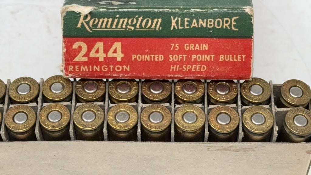 20 rds Remington.244 Rem 75 gr Pointed Soft Point