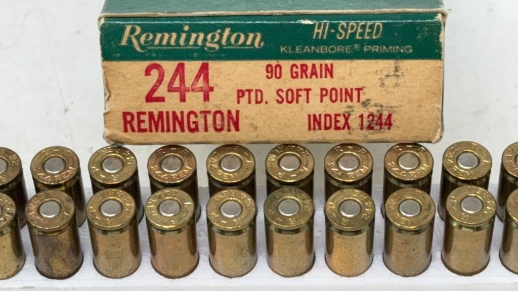 20 rds Remington.244 Rem 90 gr PTD Soft Point