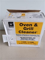 NEW CASE OF SPARTAN INDUSTRIAL GRILL CLEANER.