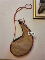 VINTAGE LEATHER WATER / WINE BAG CANTEEN