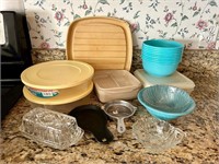 Food Storage, Glass Butter Dish, Glass Bowls, more