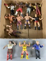 12pc Vtg LJN Wrestlers w/ Hogan Piper JYD ++