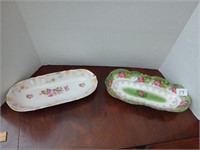 2 celery/relish dishes. German