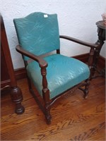 1940s armed sitting chair. Will need to be