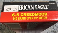 (5) Boxes 6.5 Creedmoor Ammo (100) Rds