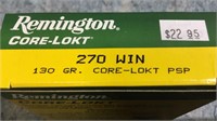 (5) Boxes 270 Win Ammo (100) Rds