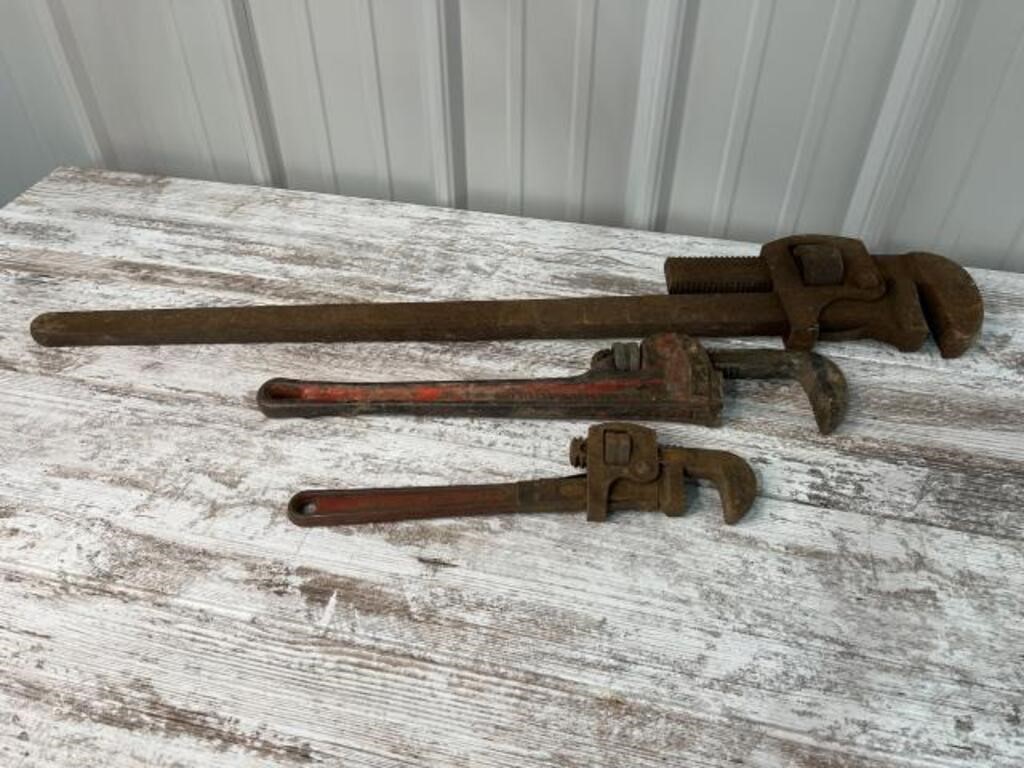 3 Pipe Wrenches