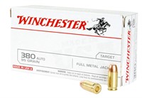 Winchester Ammo Q4206 USA  380 ACP 95 gr Full Meta