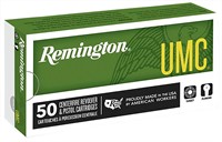 Remington Ammunition 23718 UMC  9mm Luger 124 gr F