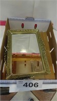 Vintage Vanity Mirror Tray