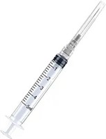 100 Pack Disposable 5ml/cc Lab Syringes