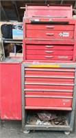 3 Tier Stacking Tool Box w/Keys & Contents