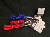 *NEW* 4 Secure Hold Heavy Duty Bungee Cords, 40