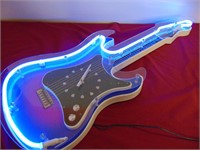 Guitar Neon Light - Works-1 crack in clear plexi