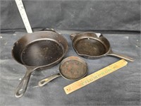 Cast iron pans