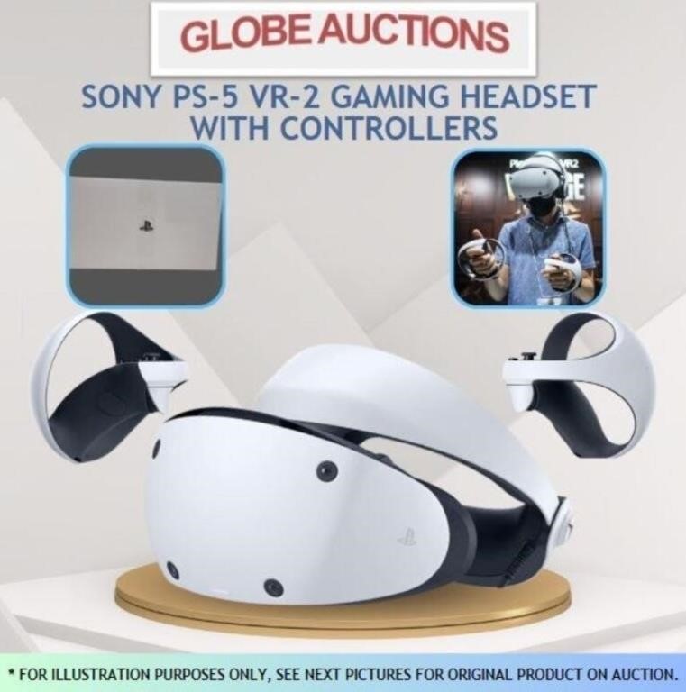 SONY PS-5 VR-2 GAMING HEADSET+CONTROLLERS(MSP:$750