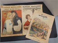 1906,1908 Sunday Magazines
