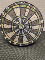 Handmade mini dart board. 6in diameter