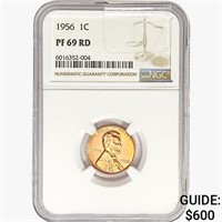 1956 Wheat Cent NGC PF69 RD